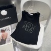 ★大人気クリスチャンディオール夏用に涼しい女性用タンクトップ2506BKJ100-DI-B028